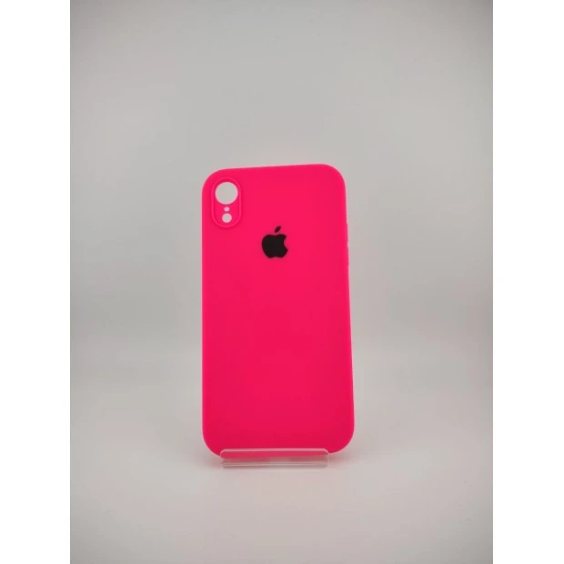 Силикон Original Square RoundCam Case Apple iPhone XR (31) Barbie Pink