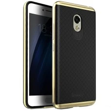Силиконовый чехол Ipaky Carbon Case Meizu M3 Mini / M3s Mini (Золотой)