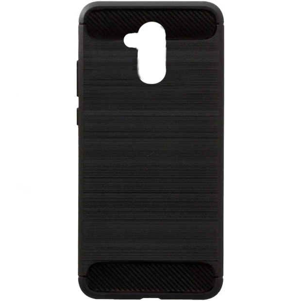 Силиконовый чехол Polished Carbon Huawei Honor 6c (черный)