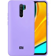 Силикон Original 360 Case Logo Xiaomi Redmi 9 (Фиалковый)