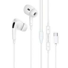Проводные наушники-гарнитура вакуумные Borofone BM30 Pro (Type-C) (Белый)