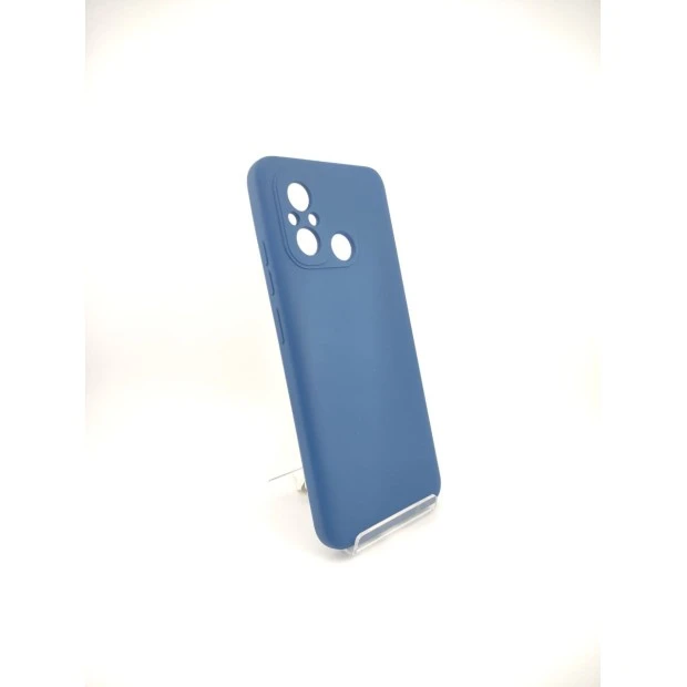 Силіконовий чохол Original Xiaomi Redmi 12C  /  11A (ShutCam) (Темно-синій)