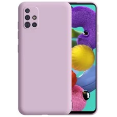Силикон Original 360 Case Samsung Galaxy A51 (2020) (ShutCam) (Лавандовый)