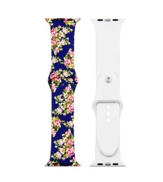Ремешок Print Apple Watch 38 / 40 mm (Flowers 10)