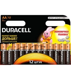 Батарейка Duracell Alcaline BLI12 AA Alkaline LR6