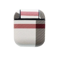 Чехол для наушников Apple AirPods Burbery (Чёрно-бежевый)