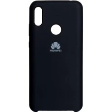 Силіконова Оригінальна 360 Чохол Лого Huawei Y6 Pro (2019)  /  Honor 8A (Чорний)