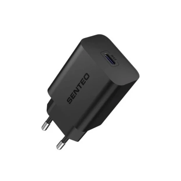Адаптер живлення USB Senteo Z-13 PD 25W (1 Type-C) (Чорний)
