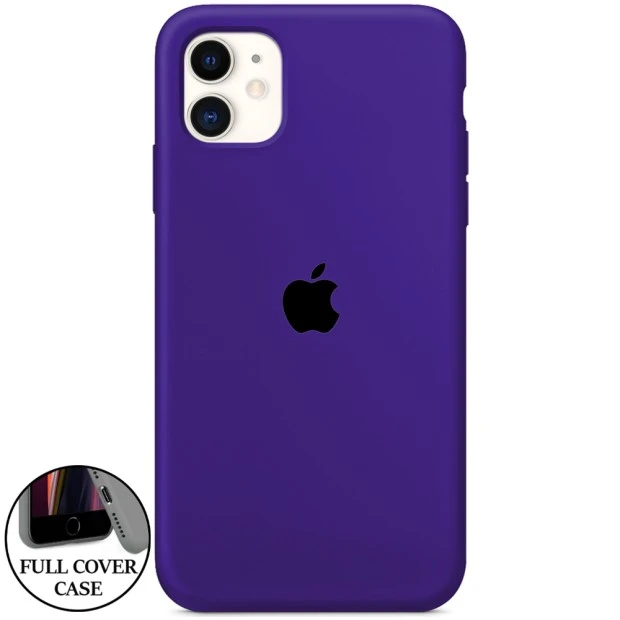 Силикон Original Round Case Apple iPhone 11 (02) Ultra Violet