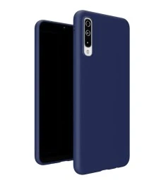 Силикон iNavi Color Samsung Galaxy A30s / A50 / A50s (2019) (Тёмно-синий)