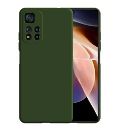 Силикон Original 360 Case Xiaomi Redmi Note 11 Pro (ShutCam) (Тёмно-зеленый)