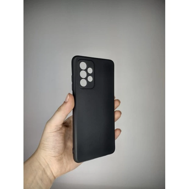 Силикон Graphite Samsung Galaxy A52 (2021) (ShutCam) (Чёрный)