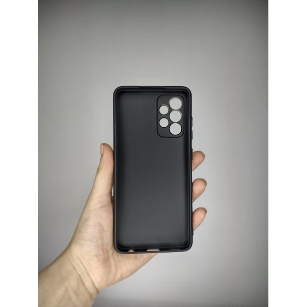 Силикон Graphite Samsung Galaxy A52 (2021) (ShutCam) (Чёрный)