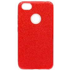Силикон Glitter Xiaomi Redmi Note 5a Prime (красный)