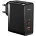 Baseus GaN5 Pro 100W Adapter (Type-C  /  USB) + Type-C to Type-C Cable (Black) CCGP090201