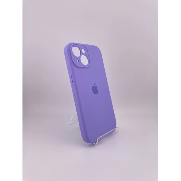 Силикон Original RoundCam Case Apple iPhone 15 (43) Glycine