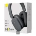 Беспроводные накладные наушники-гарнитура Baseus Bowie H1 Noise-Cancelling (Grey) Беспроводные накладные наушники-гарнитура Baseus Bowie H1 Noise-Cancelling (Grey)