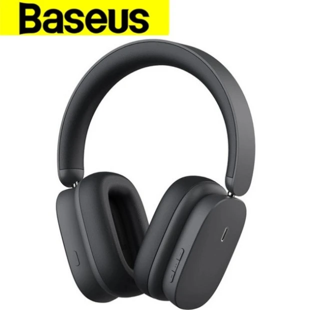 Беспроводные накладные наушники-гарнитура Baseus Bowie H1 Noise-Cancelling (Grey)