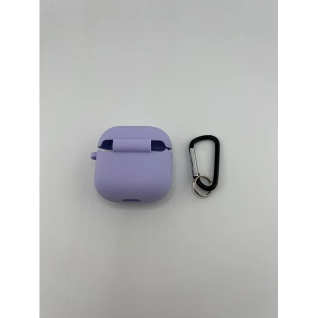 Чехол для наушников Full Silicone Case with Microfiber Apple AirPods 4 (71) Light Glycine
