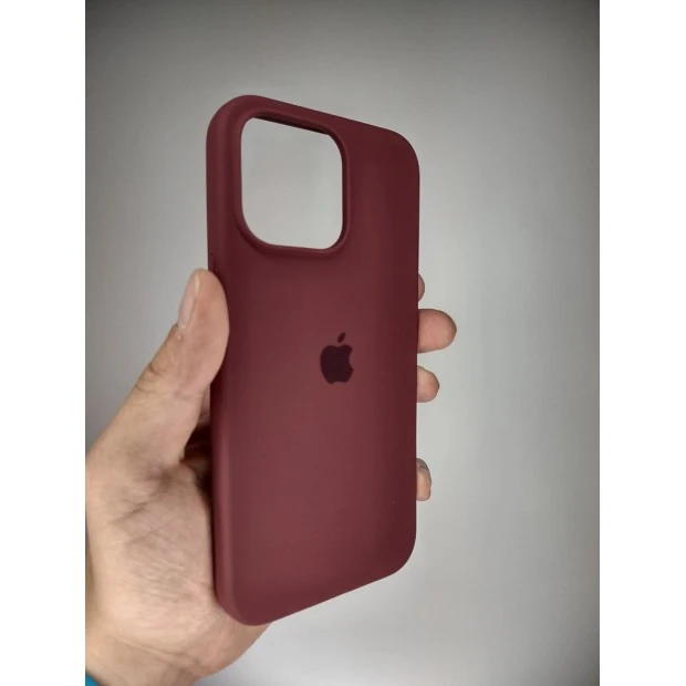 Силіконовий оригінальний чохол для Apple iPhone 15 Pro Max (58) Грейп