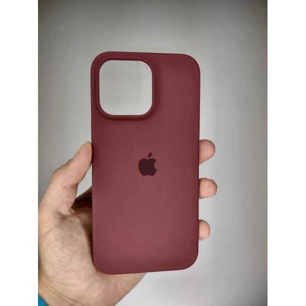 Силіконовий оригінальний чохол для Apple iPhone 15 Pro Max (58) Грейп