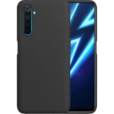 Силикон iNavi Color Realme 6 Pro (Чёрный)