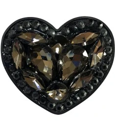 Холдер Popsocket Diamond Heart (Чёрный)