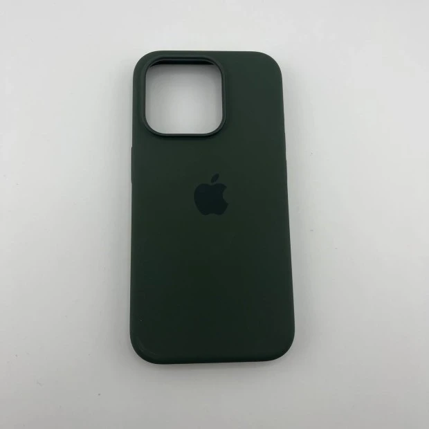 Силіконовий чохол з MagSafe для Apple iPhone 15 Pro (Кипарис)