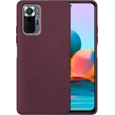 Силикон Original 360 Case Xiaomi Redmi Note 10 Pro / Note 10 Pro Max (Бордовый)