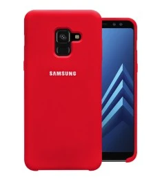 Силикон Original Case HQ Samsung Galaxy A8 (2018) A530 (Клубничный)