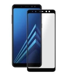 Защитное стекло 5D Japan HD Samsung Galaxy A8 (2018) A530 Black