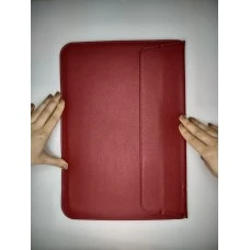 Чехол Leather Cover Apple MacBook 15.4" / 16" (Vine Red)