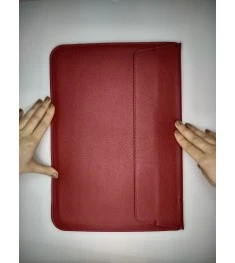 Чехол Leather Cover Apple MacBook 15.4" / 16" (Vine Red)