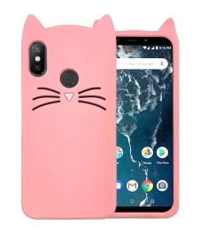 Силикон Kitty Case Xiaomi Redmi 6 Pro / Mi A2 Lite (Розовый)
