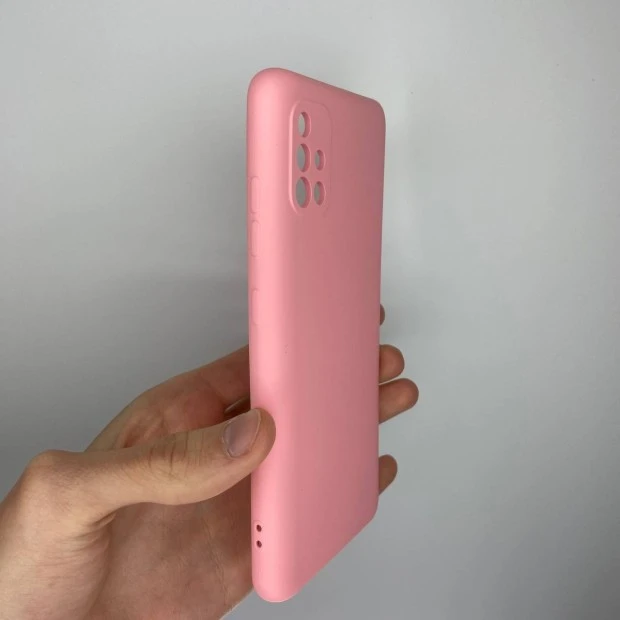 Силикон Original 360 Case Samsung Galaxy A51 (2020) (ShutCam) (Розовый)