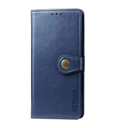 Leather Book Cover Gallant for Samsung Galaxy A06 (Blue)