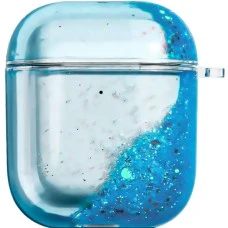 Чехол для наушников Apple AirPods Sequins (Бирюзовый)