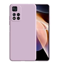 Силикон Original 360 Case Xiaomi Redmi Note 11 Pro (ShutCam) (Лавандовый)
