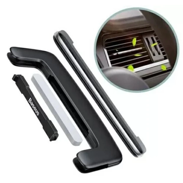 Ароматизатор для автомобіля Baseus Paddle Car Air Freshener (чорний) SUXUN-BP01