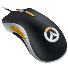 Мышь проводная игровая Razer DeathAdder Chroma Overwatch Elite (Чёрно-стальной)