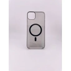 Чехол Clear Case Premium with MagSafe Apple iPhone 15 Plus (Black)