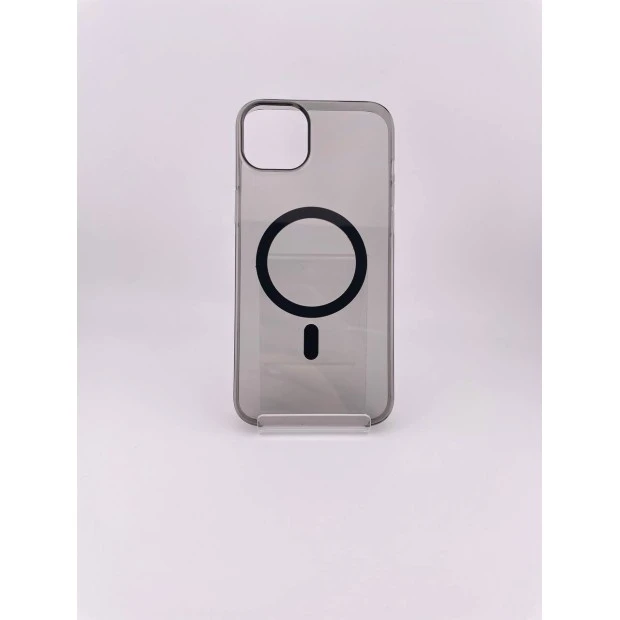 Чохол Clear Case Premium з MagSafe для Apple iPhone 15 Plus (чорний)