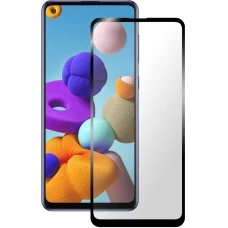 Защитное стекло 5D Ceramic для Samsung Galaxy A21 / A21S (2020) Black