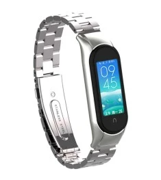 Ремешок Stainless Steel Xiaomi Mi Smart Band 3 / 4 (Silver)
