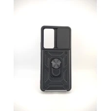 Бронь-чехол Ring Serge Armor Case Xiaomi 12T / 12T Pro (ShutCam) (Чёрный)
