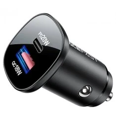 АЗУ-адаптер Acefast B1 38W PD QC 1USB / 1Type-C (Чёрный)
