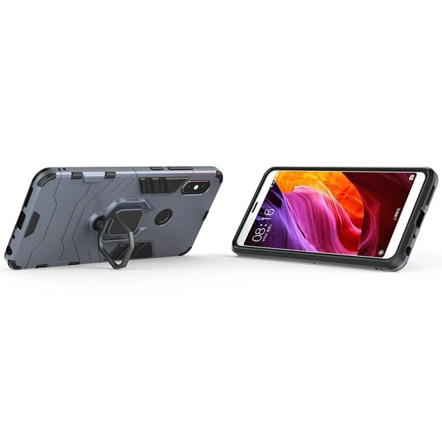 Бронь-чохол Ring Armor Case Xiaomi Redmi Note 5 / Note 5 Pro (Пилова бірюза)