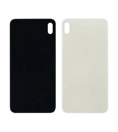 Заднее стекло корпуса для Apple iPhone XS Max White (белое) (Big hole)