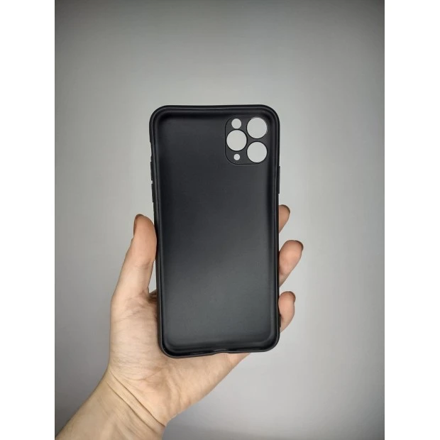 Силіконовий чохол ShutCam Graphite для Apple iPhone 11 Pro Max (чорний)