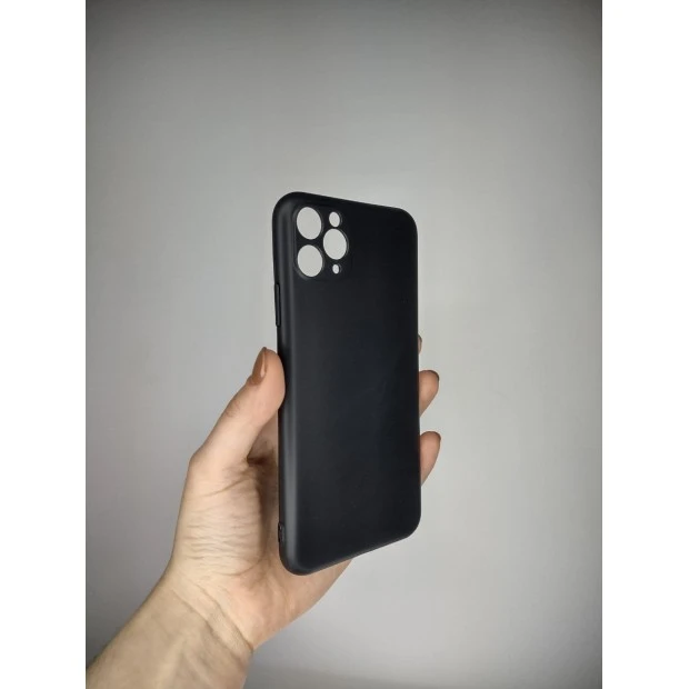 Силіконовий чохол ShutCam Graphite для Apple iPhone 11 Pro Max (чорний)